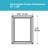 Delta Rectangular Standard Flush Mount Glass Bathroom/Vanity Mirror