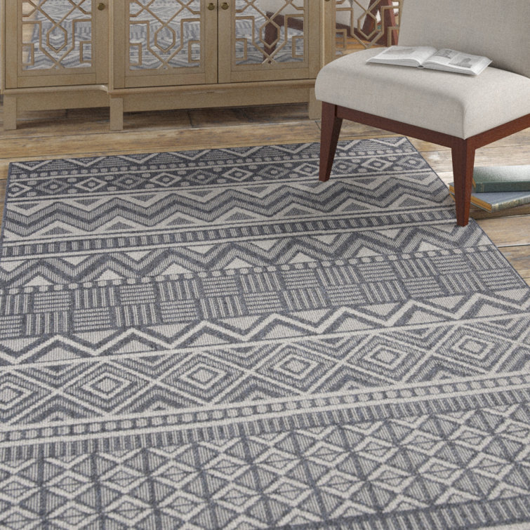 Carey Performance Machine Washable Geometric Indoor/Outdoor Area Rug