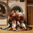 Washable River Hog Wildlife Area Rug-1881034987