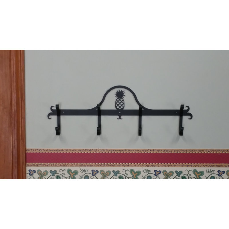 Sanford 4 - Hook Wall Mounted Coat Rack