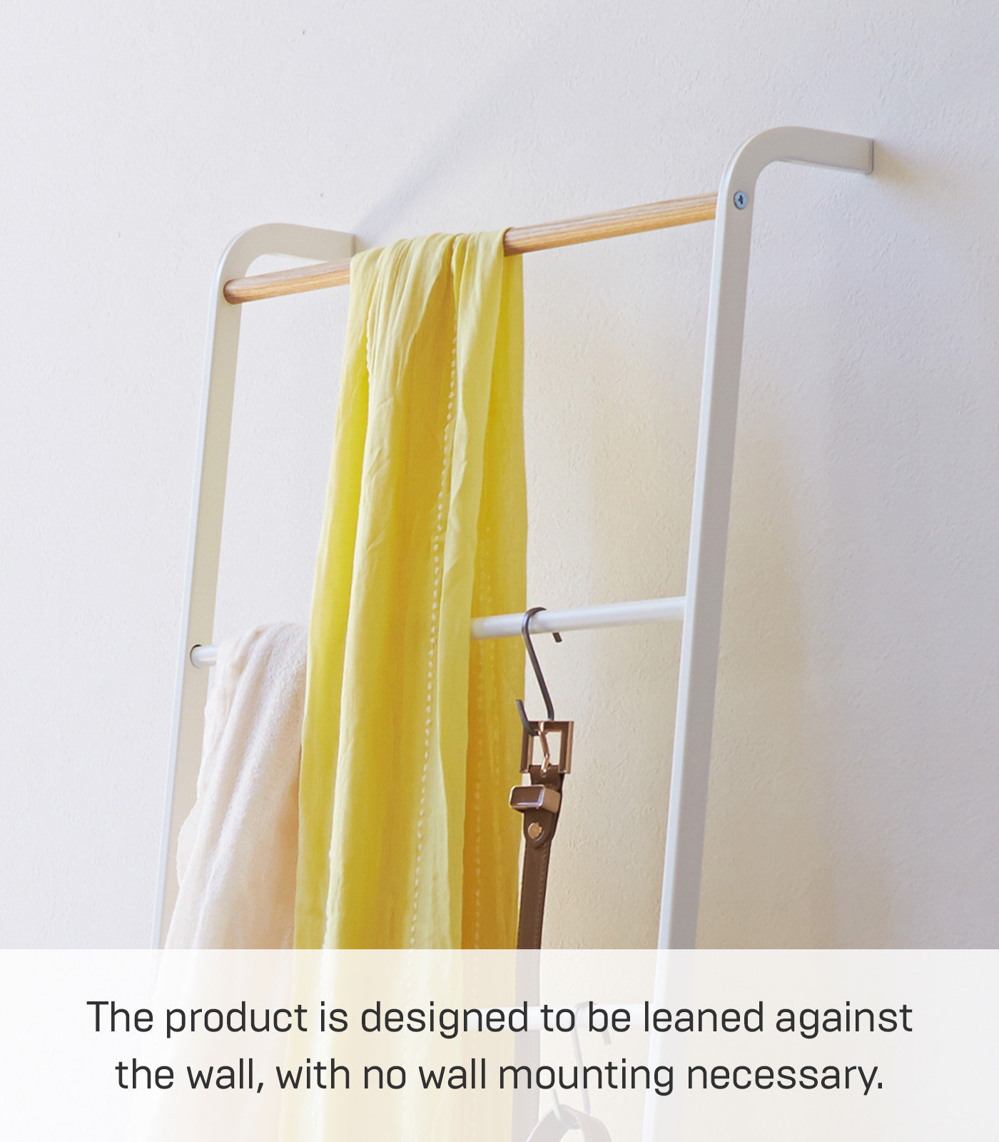 Leaning Blanket Ladder, White