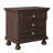 26'' W Classic Solid Wood 2-Drawer Nightstand with Roman Column Legs,Minimal Assembly Needed,Dark Brown-440023953