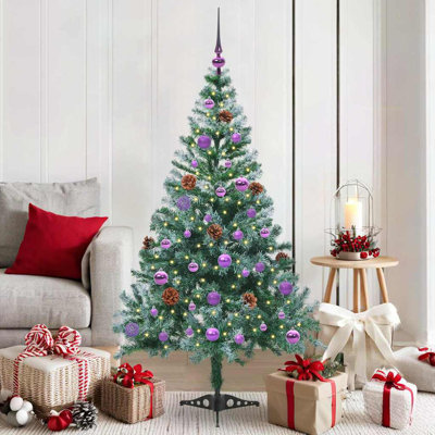 4.92' H Lighted Artificial Christmas Tree