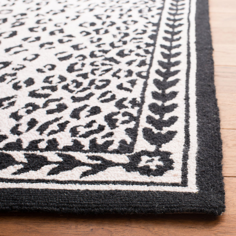Tapis en laine crocheté à la main Chelsea, Rectangle 9 pi x 12 pi