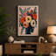 Coral Roses and Peonies Botanical - Wrapped Canvas-790974407-790974408