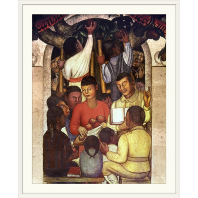 «Rivera: Education, 1926» par Diego Rivera, reproduction d'art