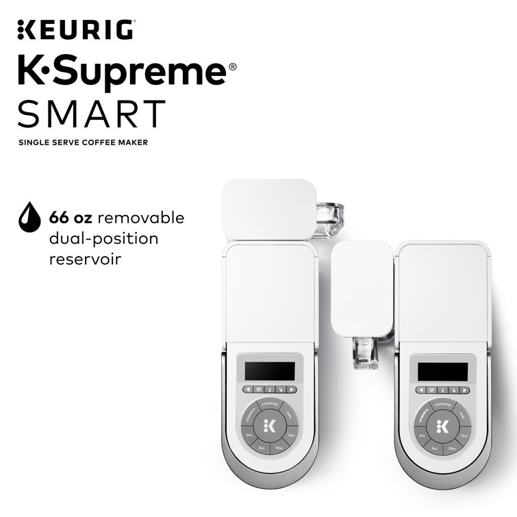 Keurig K-Supreme SMART Coffee Maker, MultiStream Technology, Brews 6-12oz  Cup Sizes, Gray
