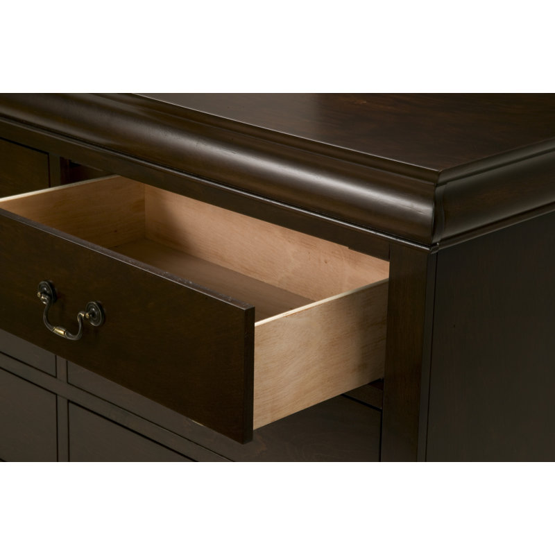 Commode 6 tiroirs Varnamtown West Haven, cappuccino