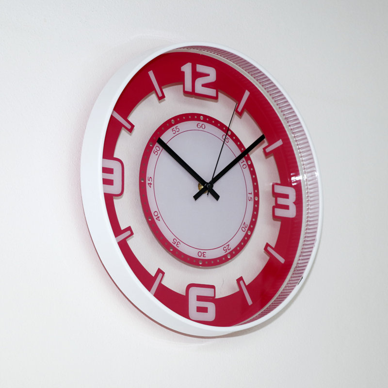 Kennedy Wall Clock, Pink