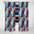 Blue And Orange Mystic Reverie Marble Pattern - Abstract Marble Velvet Blackout Curtain - 1 Panels-107538464