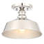 Plafonnier semi-encastré 1 lumière 10 po Jeb-348858995