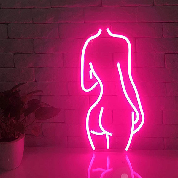 YYBSH Lady's Back LED Neon Sign & Reviews