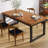 Walnut Rectangular Solid Wood Writing desk-1707639564