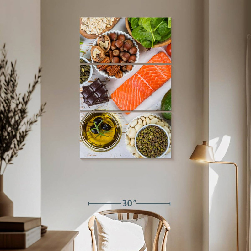 Yarlin Food For The Heart, 65" H x 42" W