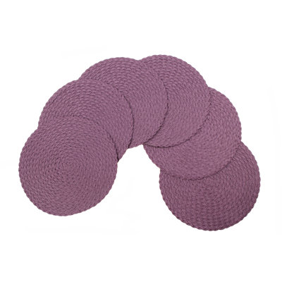 Ensemble de 6 napperons antidérapants Daisy