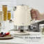 Swan Retro Kitchen Set, 1.7L Rapid Boil Traditional Kettle and 2 Slice Toaster, Non-Slip Feet-129483970