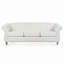Canapé Chesterfield durable avec accoudoirs roulés, canapé rembourré pour l'intérieur