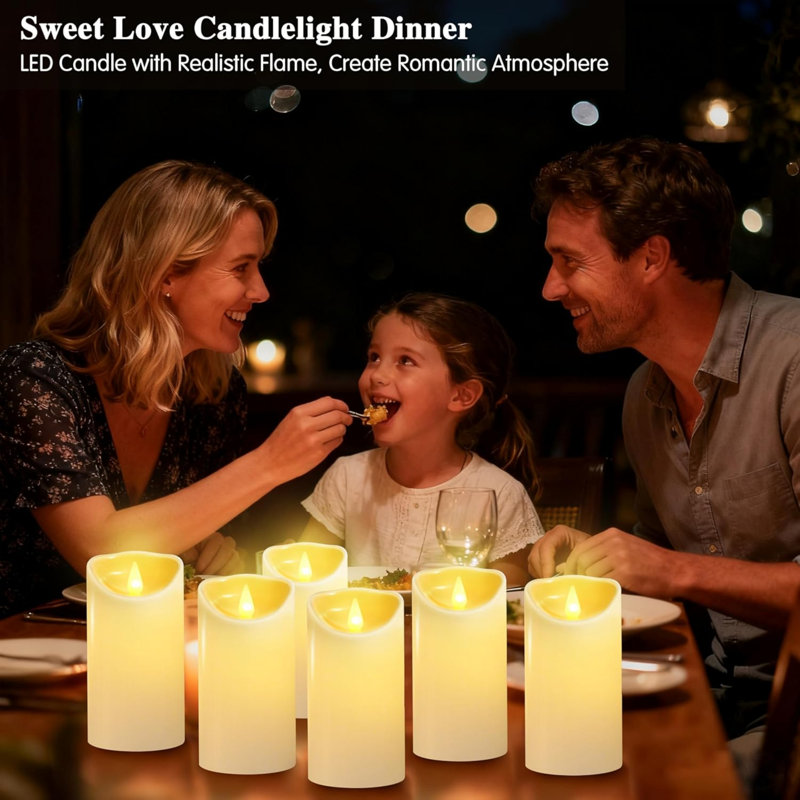 Flameless Tealight Candle, 6