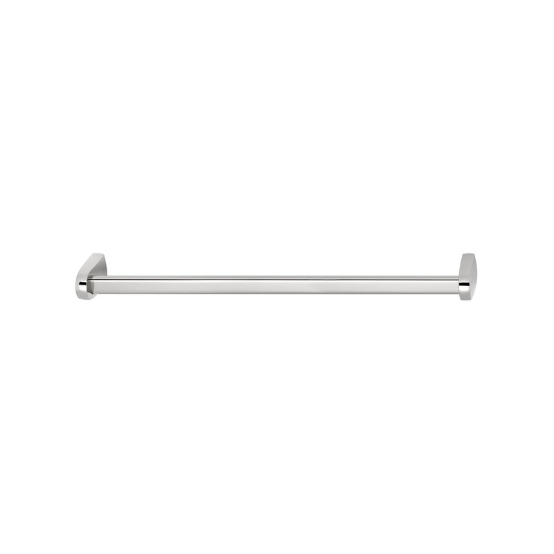 Euro Wall Mounted Towel Bar, Polished Chrome