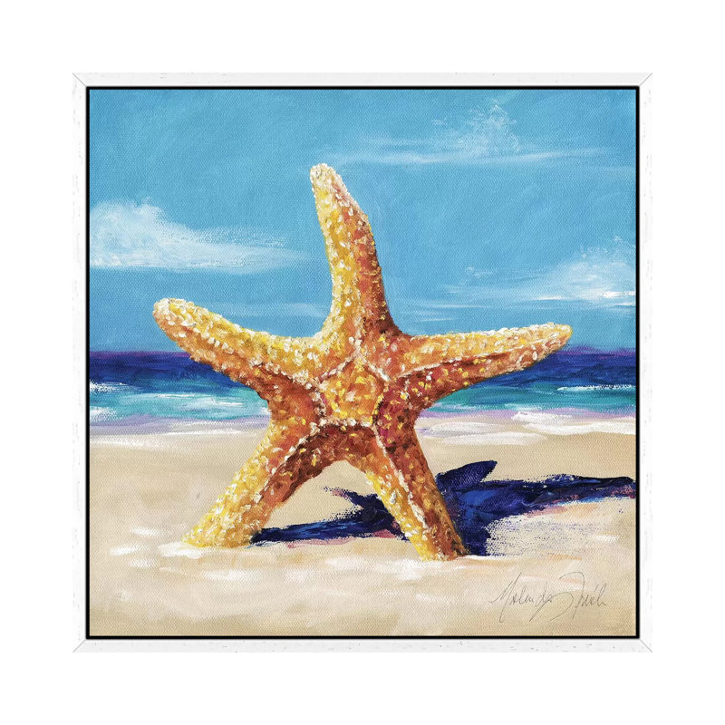 Star by Malenda Trick - Gallery-Wrapped Canvas Giclée on Canvas, White Framed, 66.04 cm H x 66.04 cm W