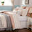 9 Piece Cotton Percale Comforter Set Blush Queen-125529760