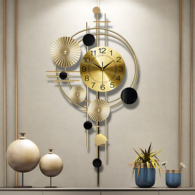 Horloge murale moderne 30 pouces Silencieux Minimalist