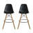Jaciyah 26-Inch Modern Moulded Plastic Counter Stool with Wood and Metal Base-2092131297