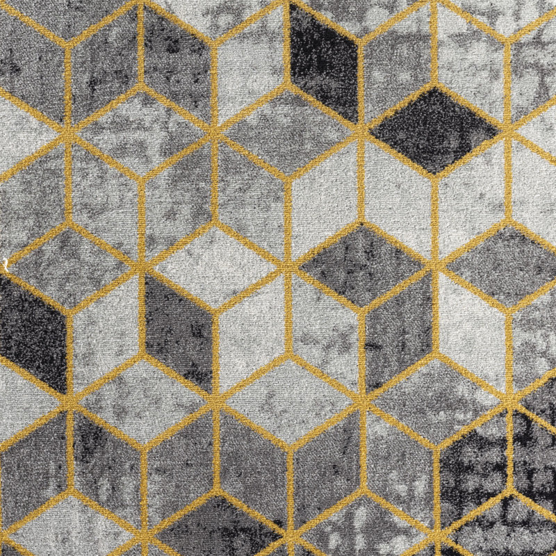 Villani Rectangle Geometric Area Rug, Rectangle 120 x 170cm