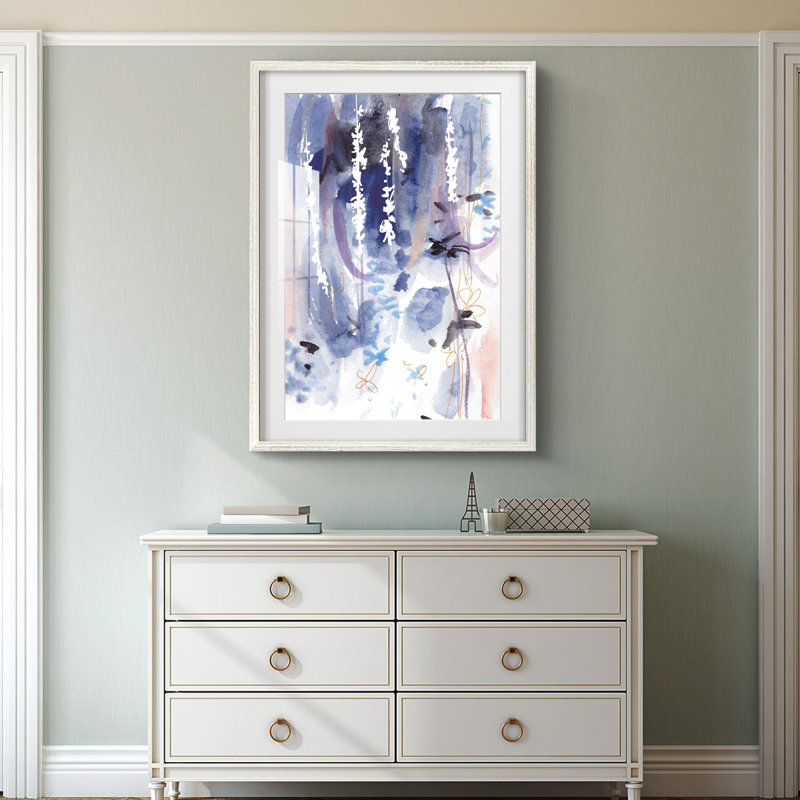 «Late Night Breeze II», reproduction encadrée, H 28,5 po x l 20,5 po, Blanc