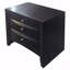 Table de chevet noire