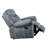 Zubaida Two Tone Gray Velvet Glider Recliner-820572520