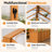 6 ft. x 10 ft. Wood Walk-In Greenhouse with Polycarbonate Panels and Roof Vent-121650712-132953687