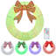Décoration de couronne lumineuse avec DEL bicolore, couronne de Noël de 48 pouces avec minuterie quotidienne, télécommande-126366359