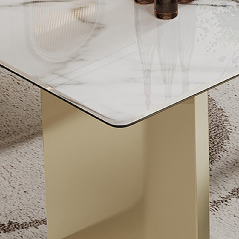 Jervonte Dining Table, Gold