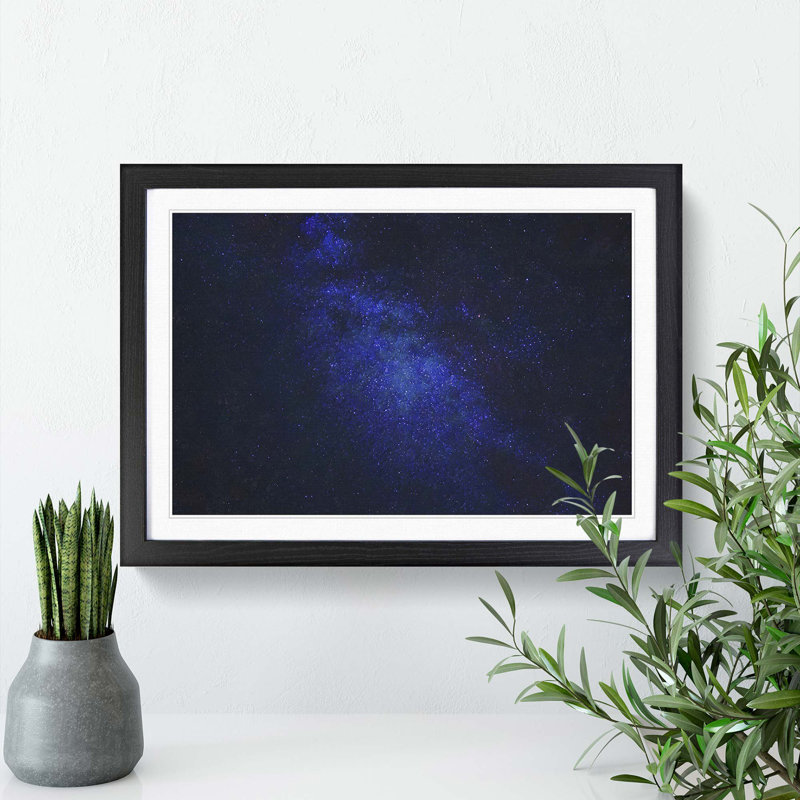 Universe Vol.36 in Abstract - Picture Frame Graphic Art Print, 62cm H x 87cm W x 2cm D, Black Framed