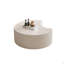 Table basse moderne en cuir fritté clair-5536523