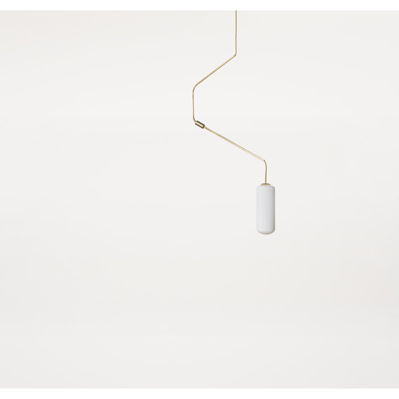 Ventus Pendant Form 2 Brass (34"), 34.3 H x 15.4 W x 3.3 D