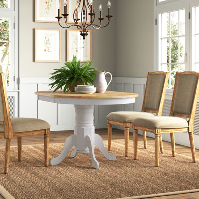 Kaneshiro Extendable Oak Solid Wood Dining Table