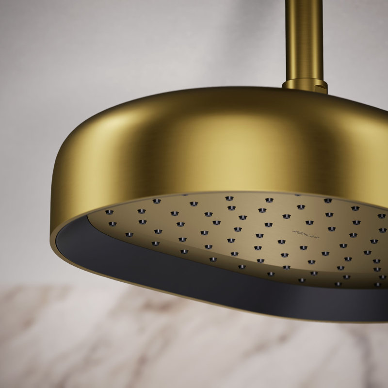 Pomme de douche ronde 12 po. 2,5 gallons par minute avec la technologie d'induction d'air Katalyst, Oval, 1.75 GPM