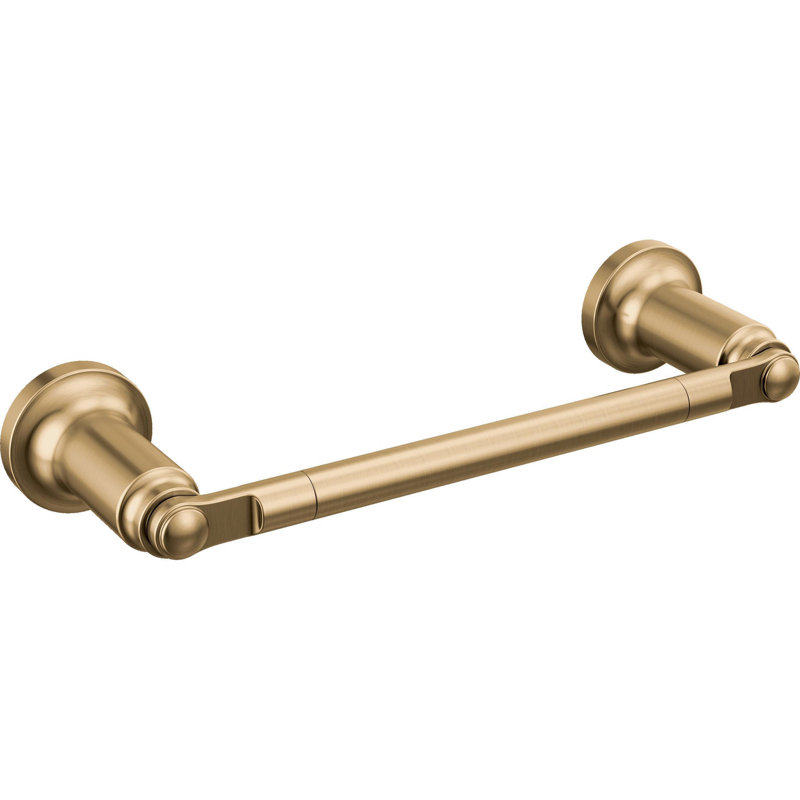 Delta Saylor Wall Mounted 8" Hand Towel Bar in Stainless Steel Finish, Champagne Bronze