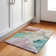 Premium Machine Washable Cerrito AMF521 Teal Rug