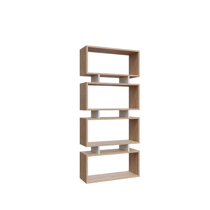 Bibliothèque, Chêne, blanc