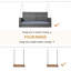 Balancelle en métal, structure de balançoire robuste, support de chaise suspendue seulement, capacité de poids de 528 lb, pour cour, patio, pelouse, aire de jeux, blanc-1098695782