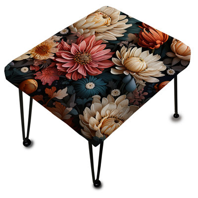 Spoor - Repose-pieds rectangulaire floral