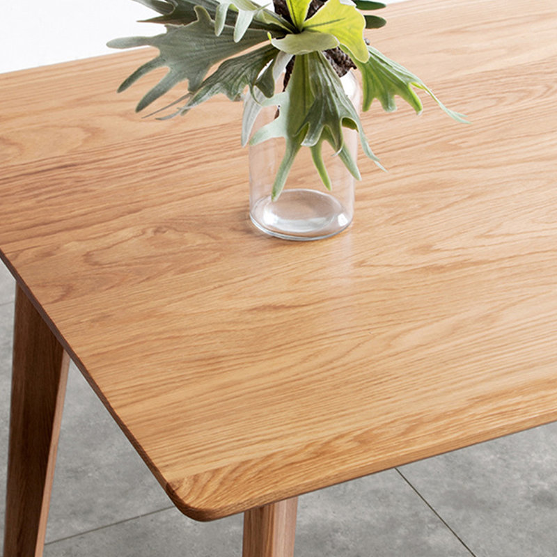 Table de salle à manger Burlywood, H 29,53 po x L 55,12 po x l 31,5 po