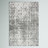 Deedra Modern Abstract Power Loom Performance Gray/White Rug-1615092030