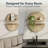  Boho Arched Lunar Ledges Wall Shelf, Modular Wood Floating Display Shelf with Fluted Arch Design for Bedroom, Bathroom, Kitchen & Living Room Decor-344608251-344608248