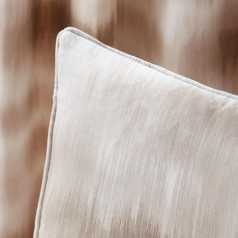 Ombre Texture Cushion, Beige