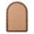 Wood Ball Framed Arched Wall Mirror-574951415-591430711