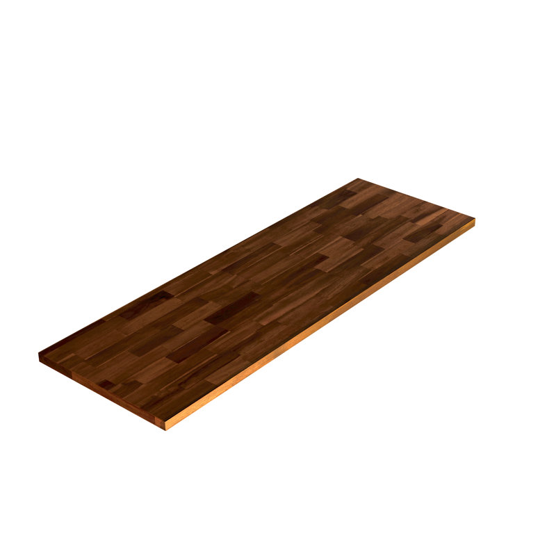 Tablette décorative en bois d'acacia massif Bremer, H 0,75 po x l 72 po x P 20 po, Espresso brun